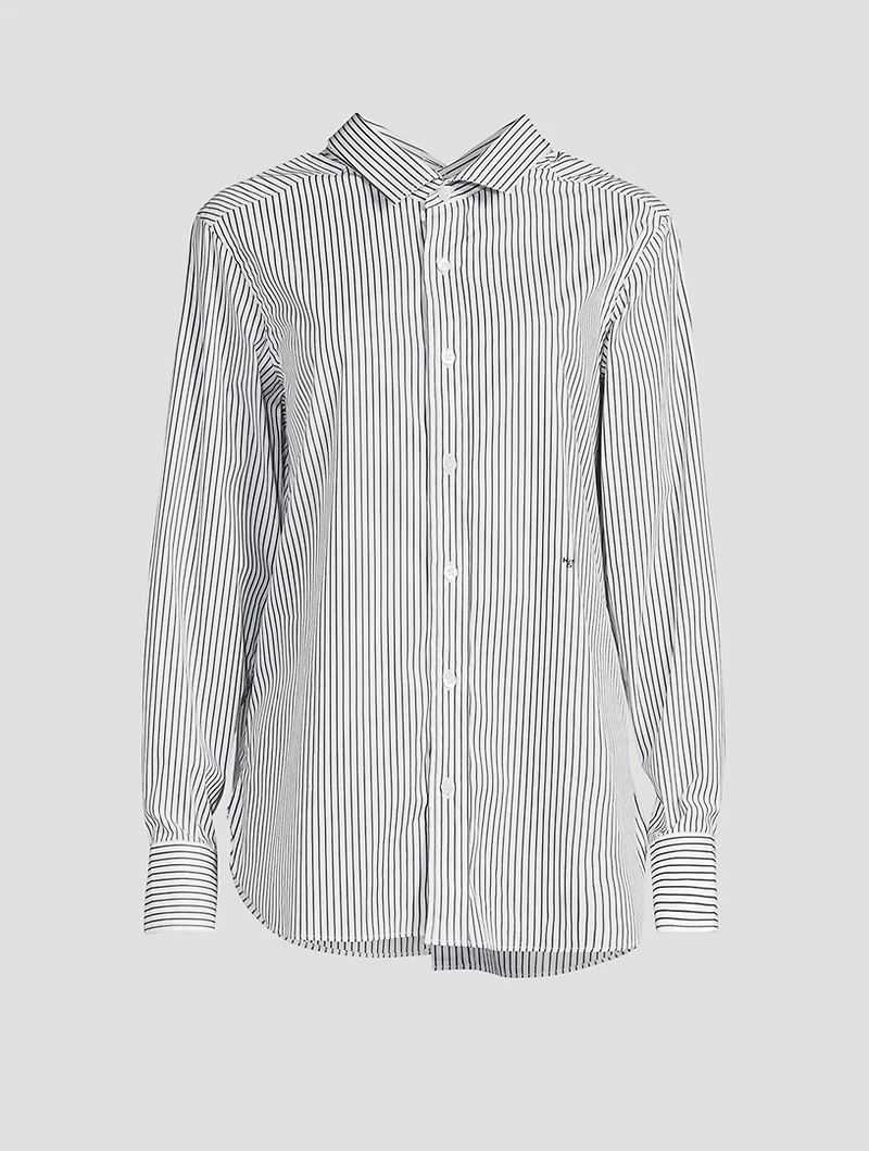 Striped Front Back Classic Shirt