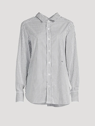 Striped Front Back Classic Shirt