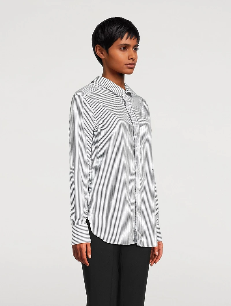 Striped Front Back Classic Shirt