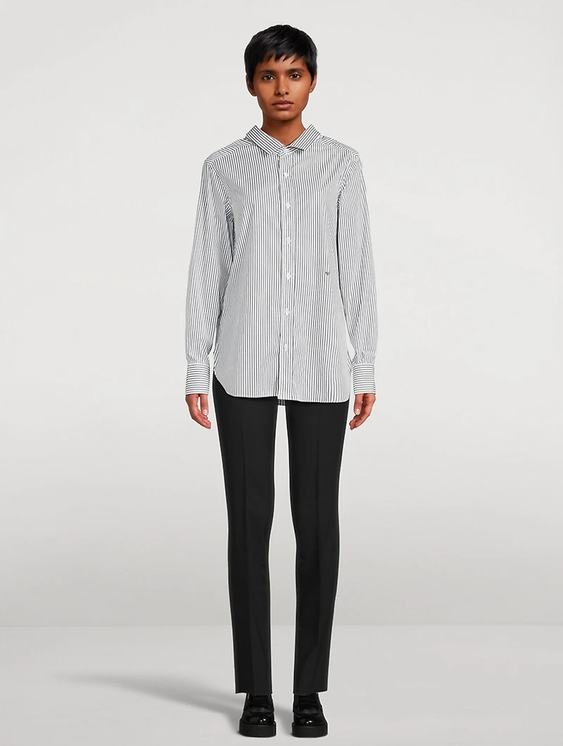Striped Front Back Classic Shirt