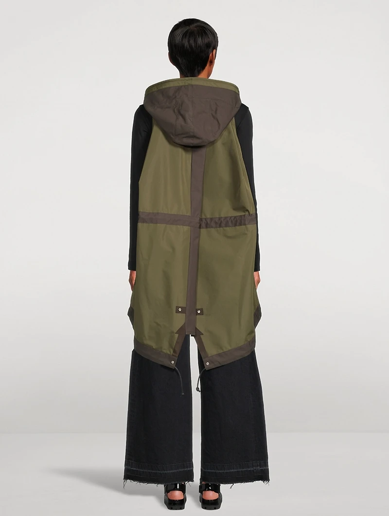 Taffeta Hooded Vest