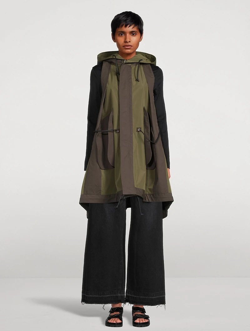Taffeta Hooded Vest