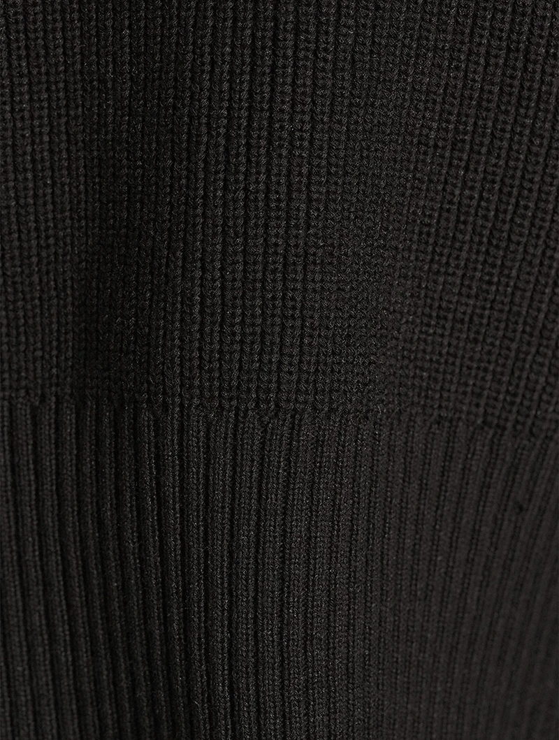 Nylon Twill Mix Knit Camisole