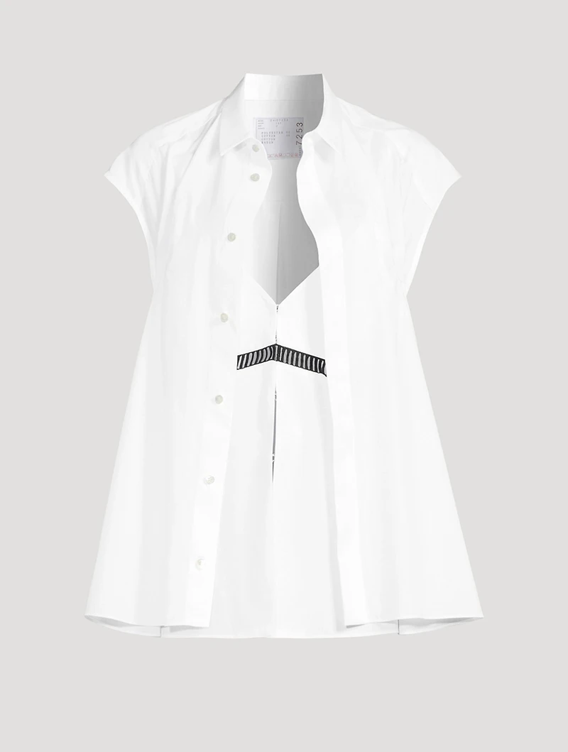 Cotton Poplin Blouse