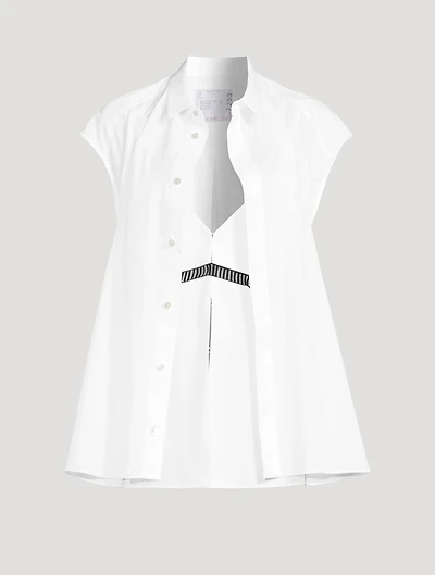 Cotton Poplin Blouse