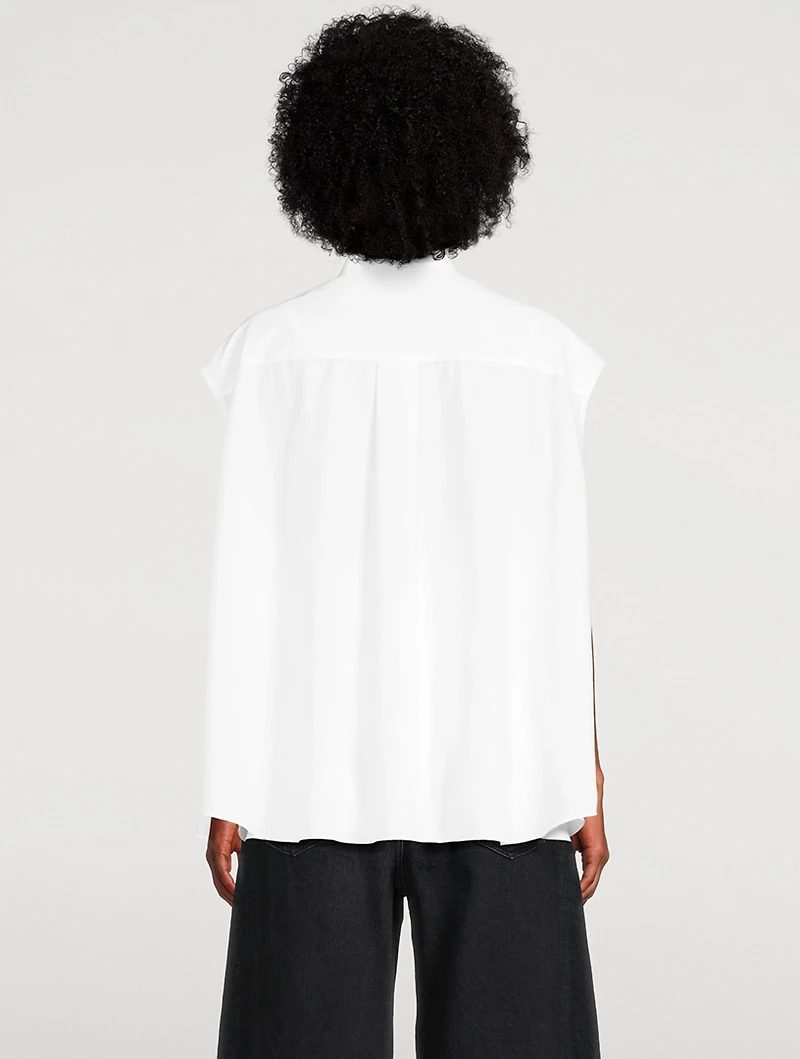 Cotton Poplin Blouse
