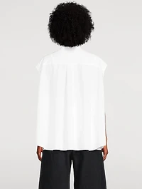Cotton Poplin Blouse