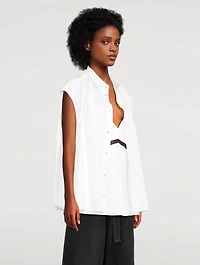 Cotton Poplin Blouse