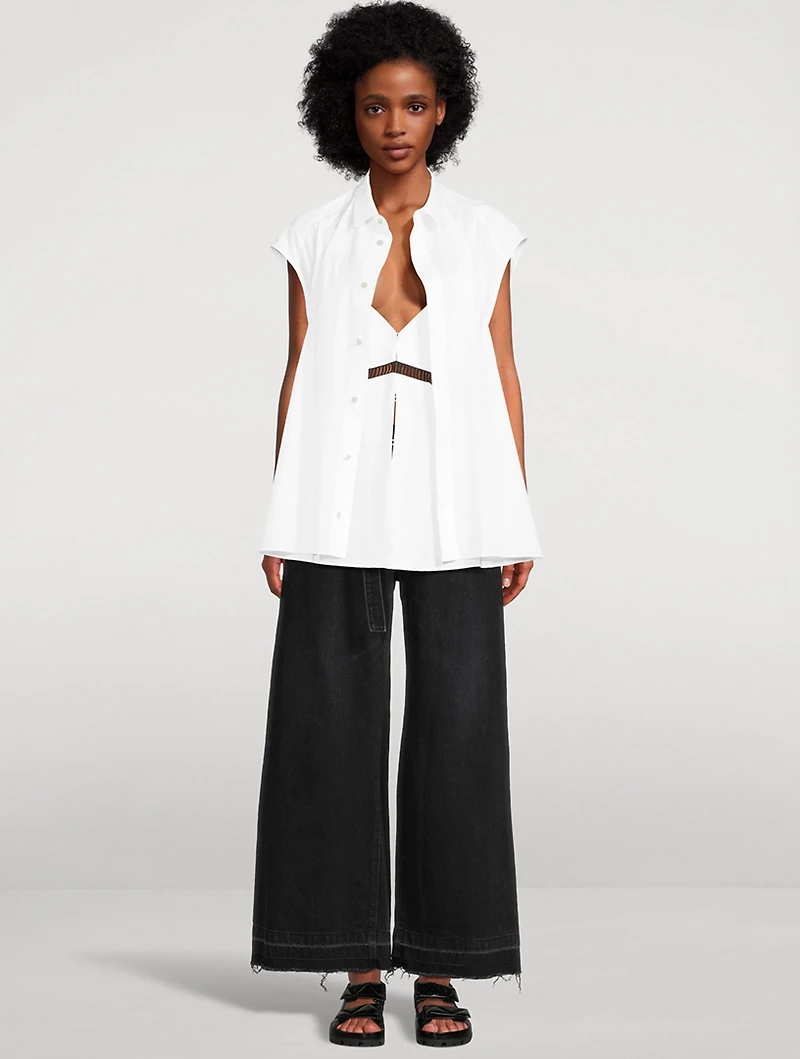 Cotton Poplin Blouse