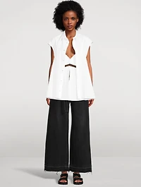 Cotton Poplin Blouse