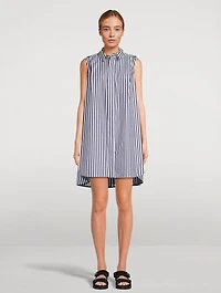 Sacai x Thomas Mason Shirt Dress Stripe Print
