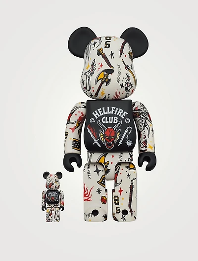 Stranger Things Hellfire Club 100% & 400% Be@rbrick