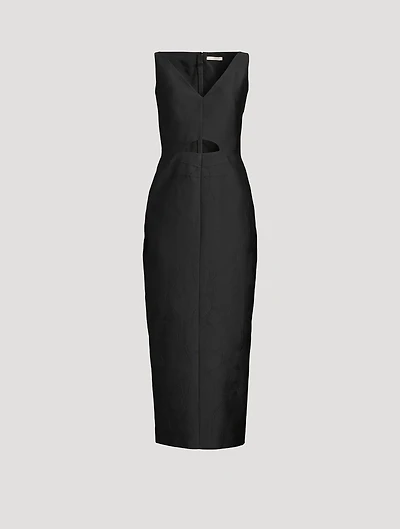 Ilyse Cut-Out Midi Dress
