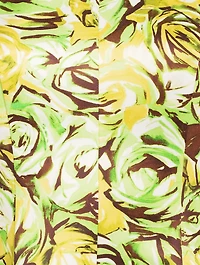 Madi Twill Midi Dress Floral Print