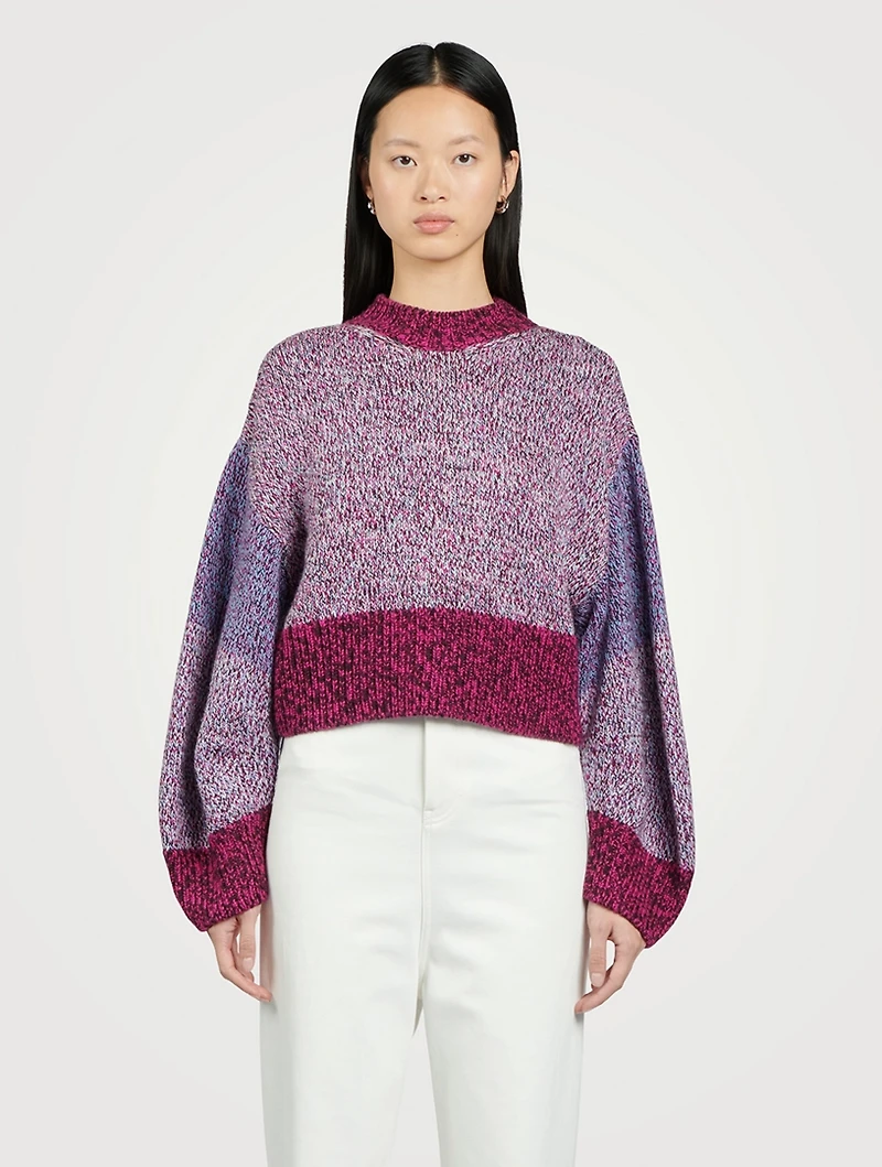 Wool Mouliné Sweater