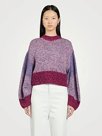 Wool Mouliné Sweater