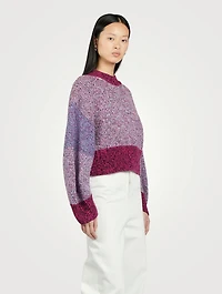 Wool Mouliné Sweater