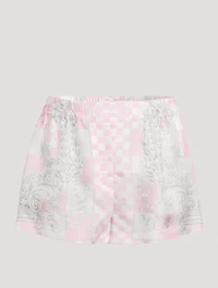 Silk Boxer Shorts Medusa Contrasto Print