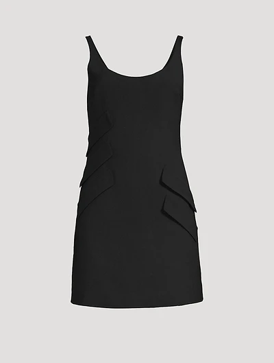 Wool-Blend Mini Dress