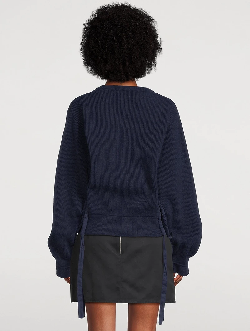 Ruched Sweater