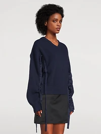 Ruched Sweater