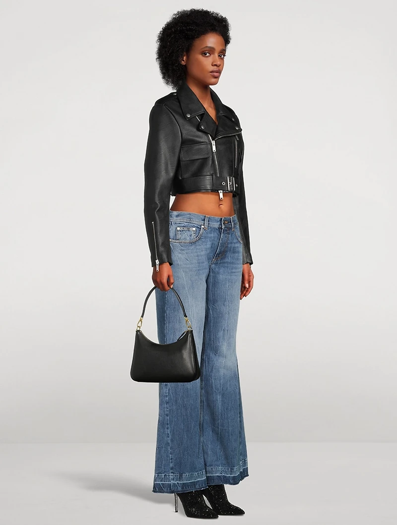 Cropped Biker Jacket