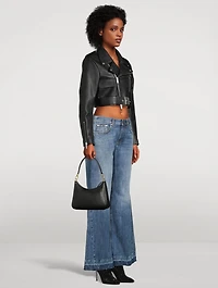 Cropped Biker Jacket