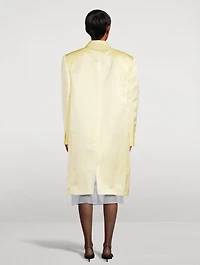 Silk Satin Duchess Coat