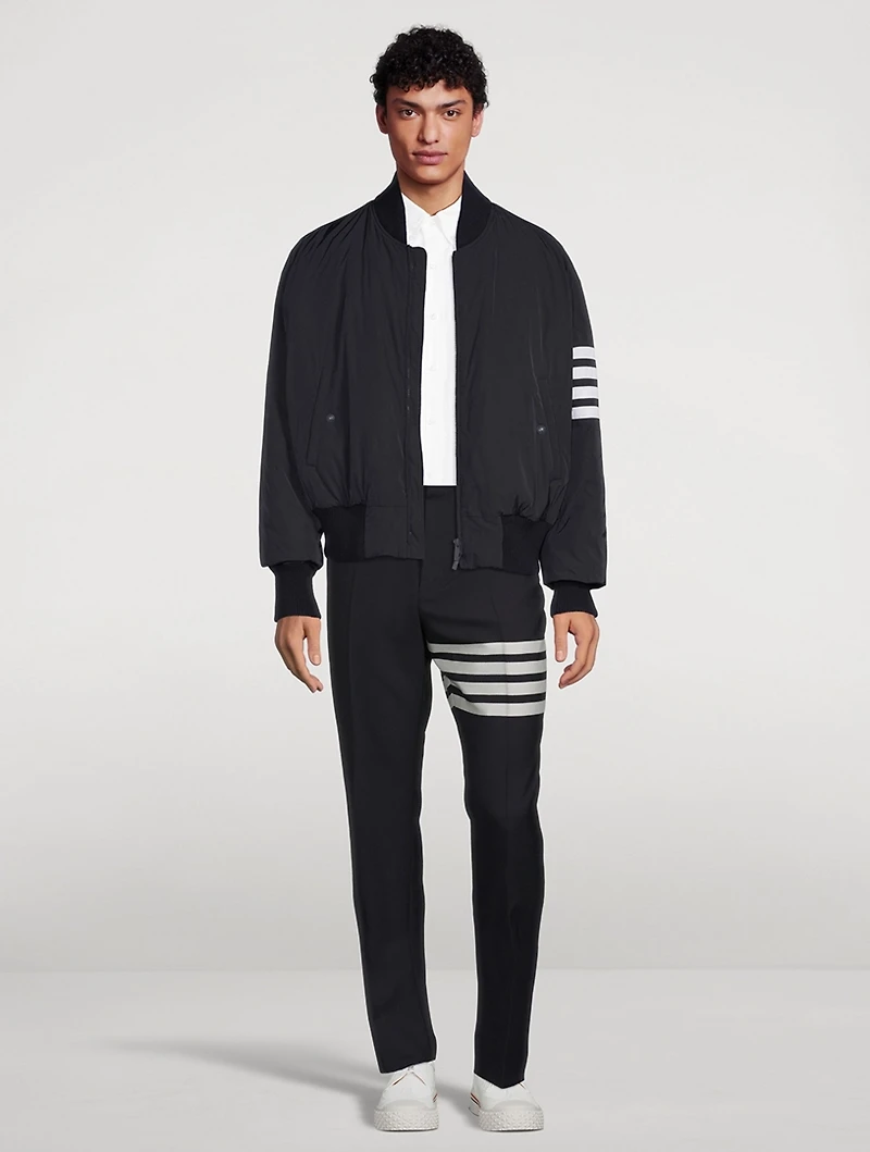 Cotton Shirt With Tricolour Stripe