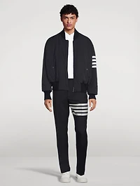 Cotton Shirt With Tricolour Stripe