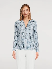 Washed Lily Pleated Shirt