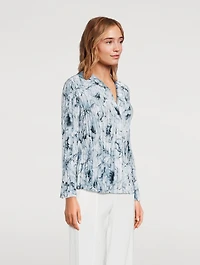 Washed Lily Pleated Shirt
