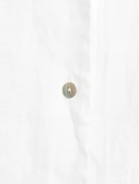 Linen Cap-Sleeve Shirt