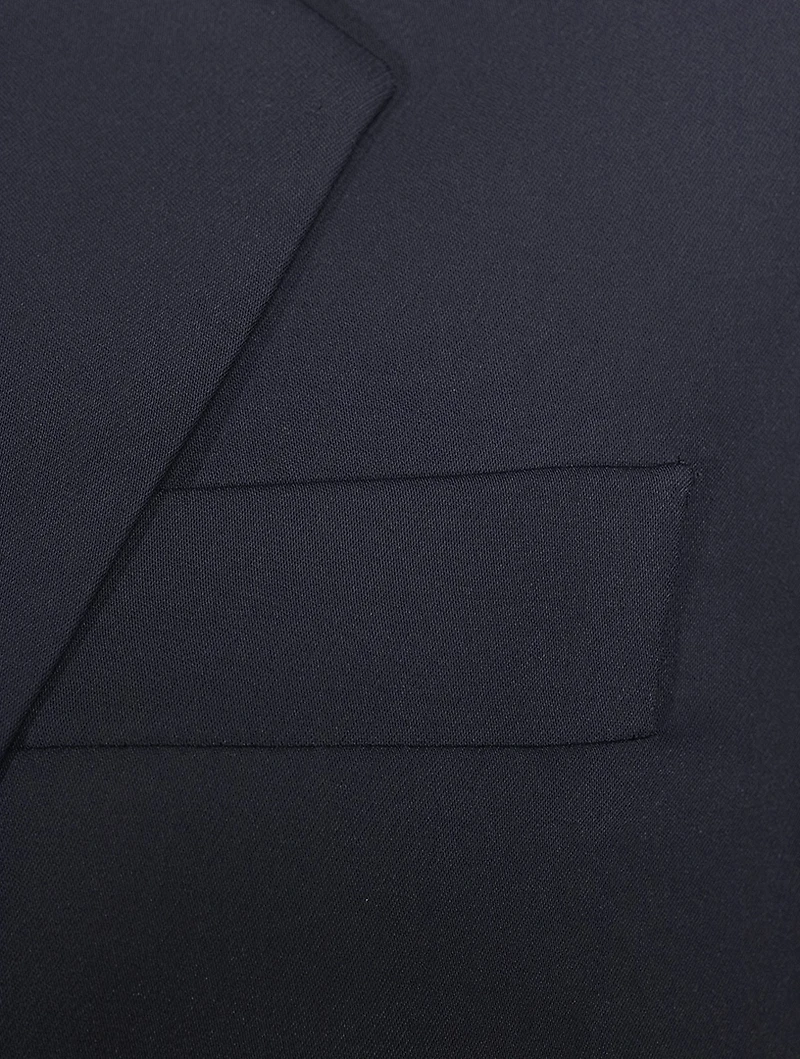 Soft Suiting Single-Breasted Blazer