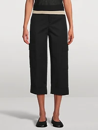 Cropped Utility Trousers