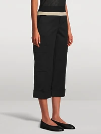 Cropped Utility Trousers