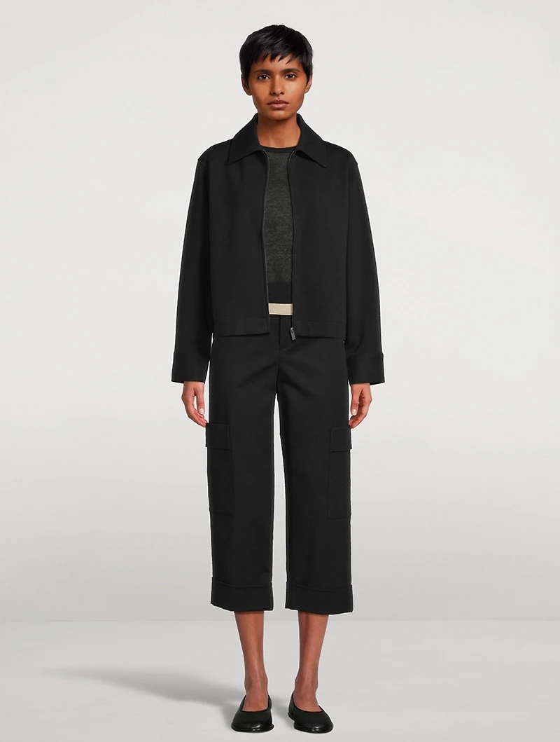 Cropped Utility Trousers