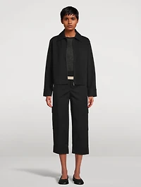 Cropped Utility Trousers