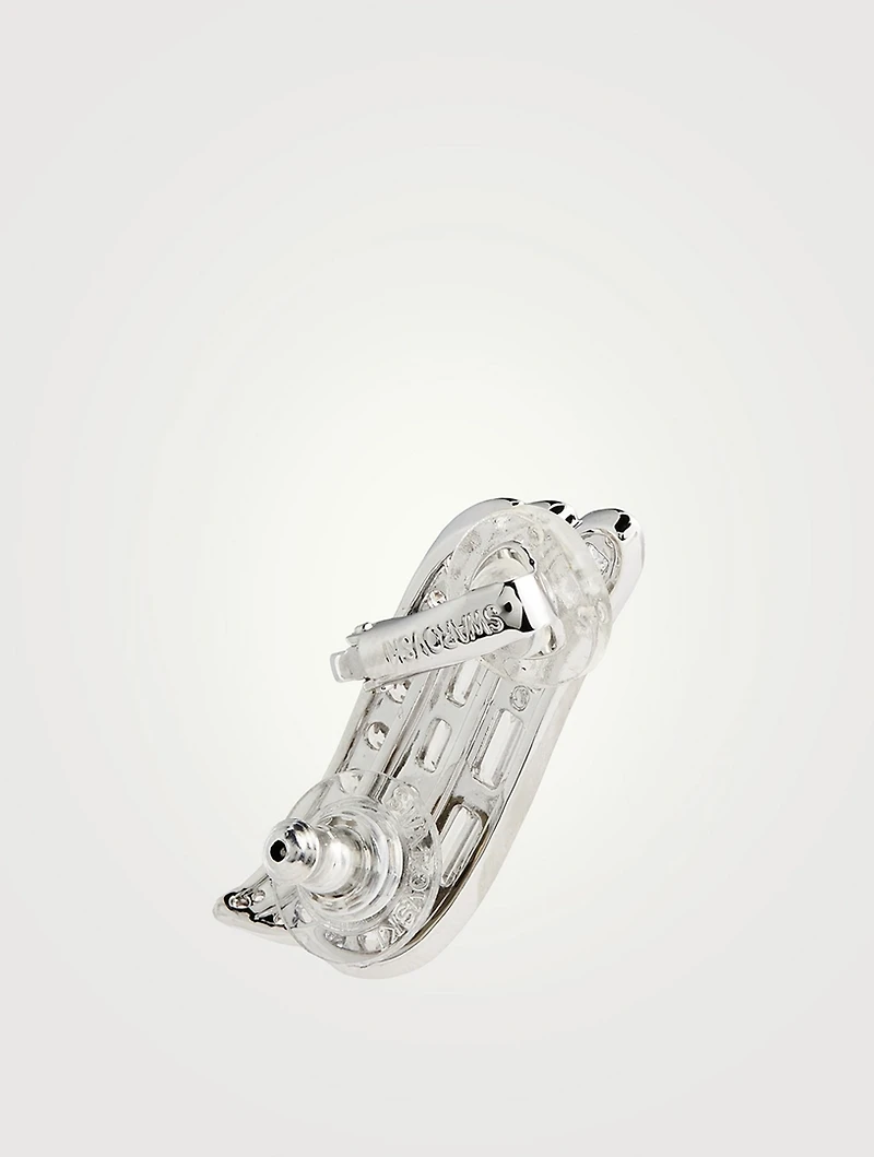 Hyperbola Crystal Wing Earrings