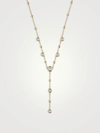 Imber Crystal Lariat Necklace