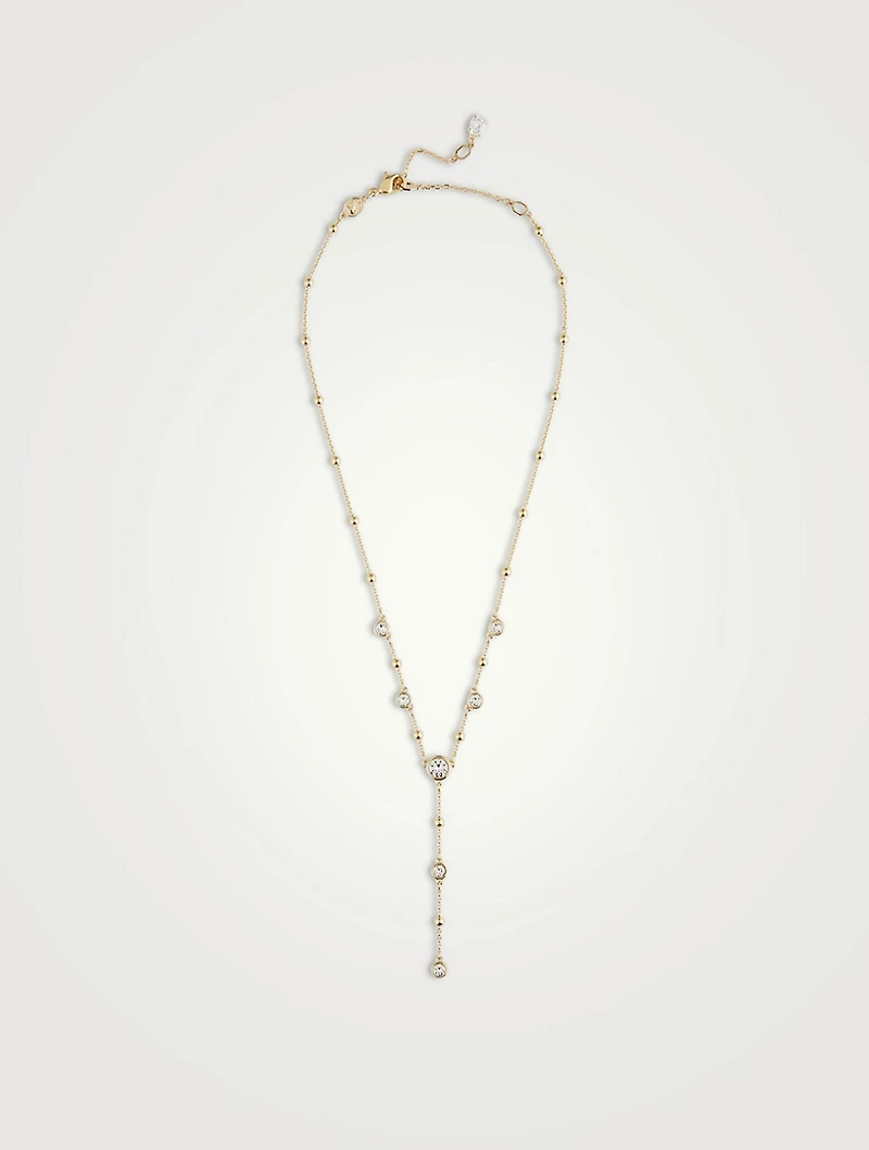 Imber Crystal Lariat Necklace