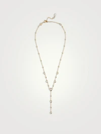 Imber Crystal Lariat Necklace