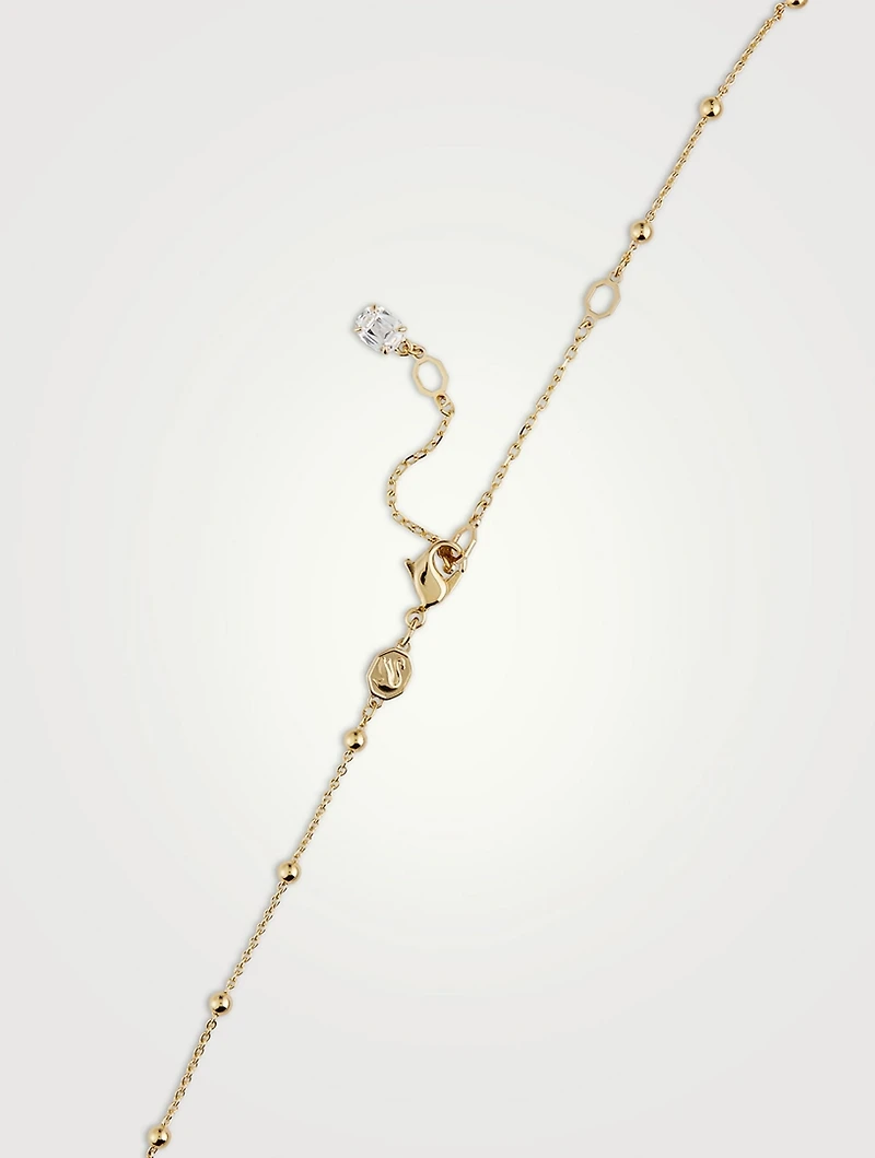 Imber Crystal Lariat Necklace