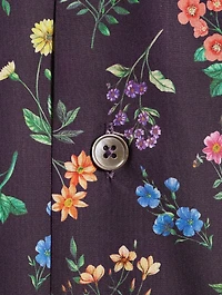 Cotton Tailored Shirt Floral Print