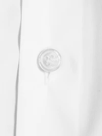 Poplin Shirt With Pleated Back