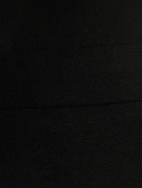 Purse Frame Cropped Wool Blazer