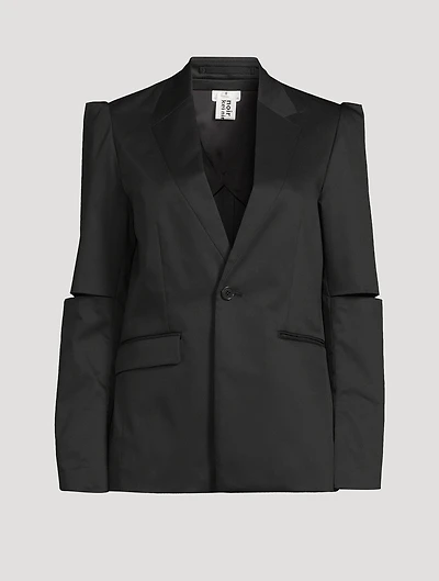 Cut-Out Blazer