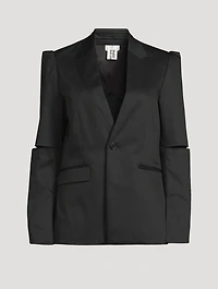 Cut-Out Blazer
