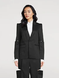 Cut-Out Blazer