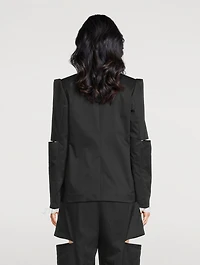 Cut-Out Blazer